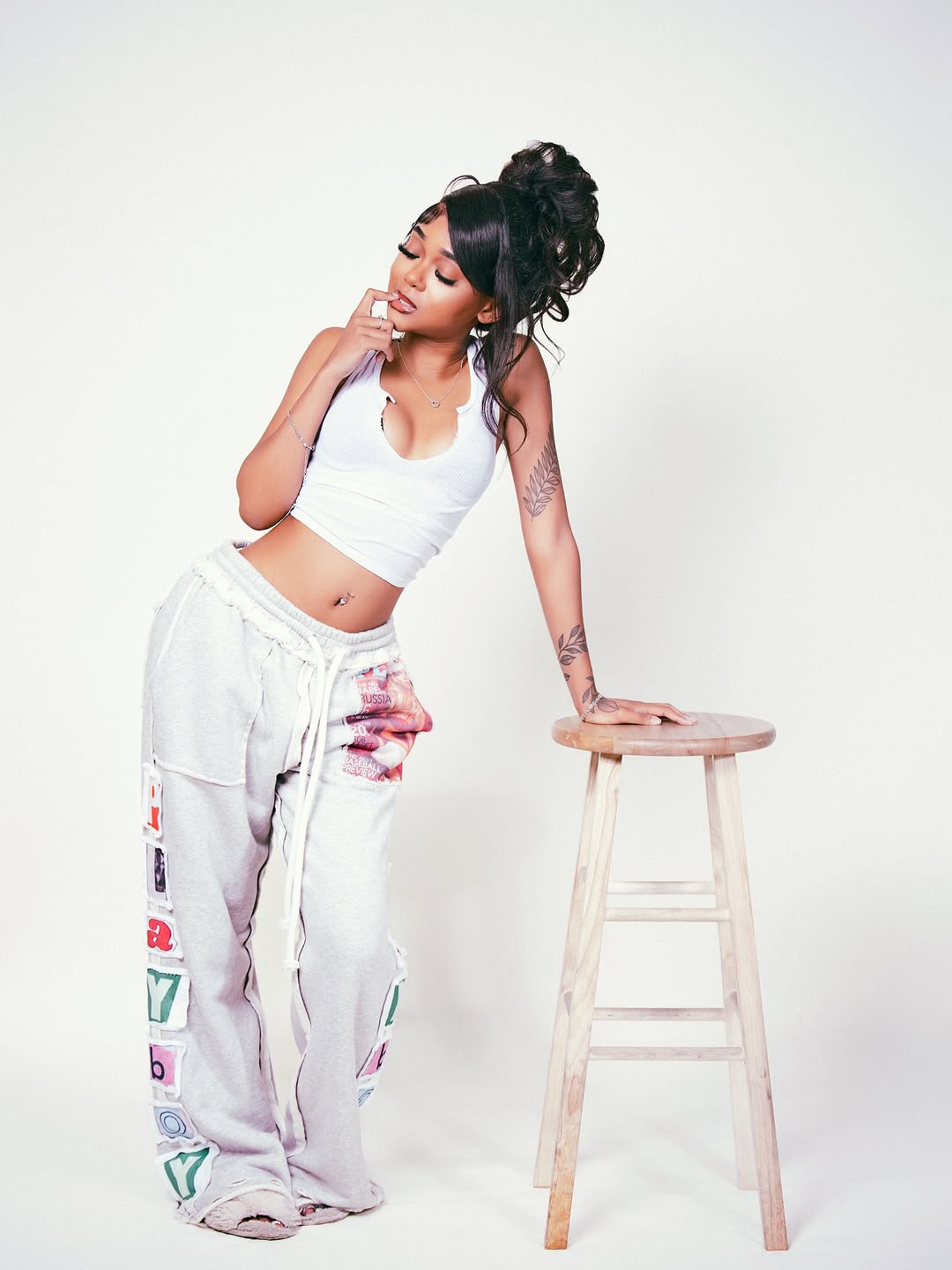 Patchwork Collage Sweats