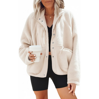 Fleece Button Down Cardigan